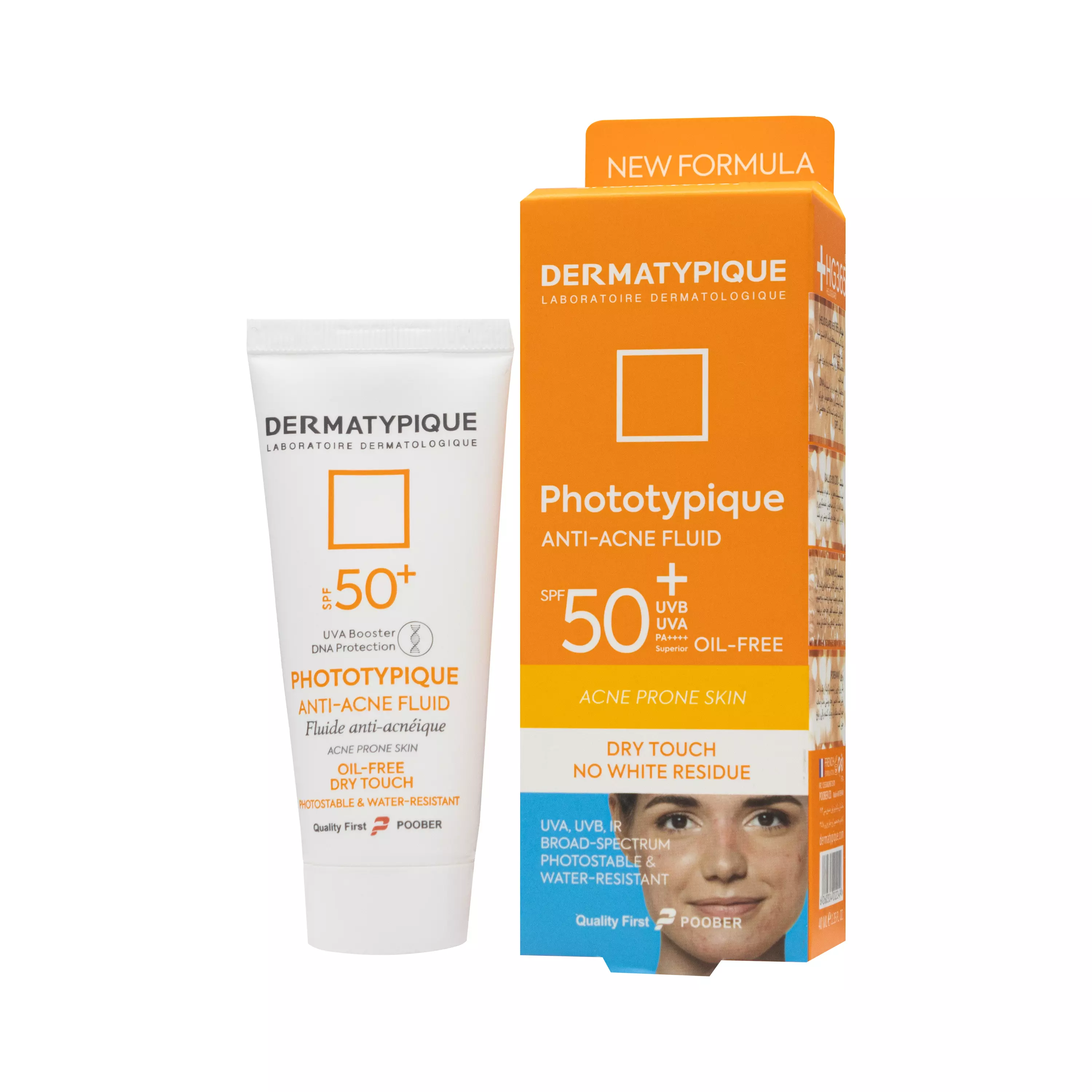 فلوئید ضد آفتاب پوست چرب و جوش دار SPF50  فتوتیپیک درماتیپیک